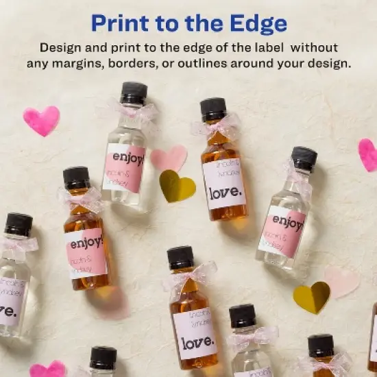 Avery Printable Blank Square Labels, 1.5" x 1.5", Matte White, 600 Customizable Labels (22805) image {3}