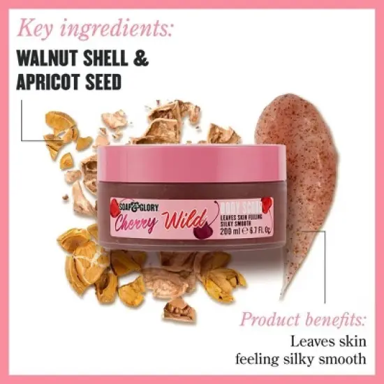 Soap & Glory Cherry Body Scrub - 6.3 fl oz image {2}