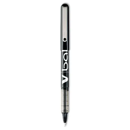 Pilot VBall Liquid Ink Roller Ball Stick Pen Black Ink .7mm Dozen 35112 image {2}