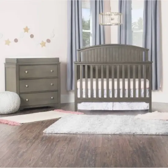 Child Craft Cottage Curve Top Convertible Crib image {5}