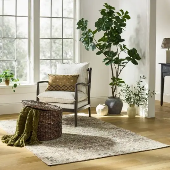 Woven Storage Ottoman Espresso - Threshold&trade; designed with McGee image {6}