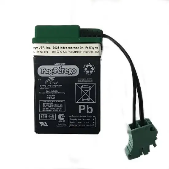 Peg Perego 6 Volt Rechargeable Battery image {1}