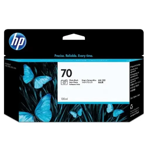 HP 70 130-ml Photo Black DesignJet Ink Cartridge, C9449A image {4}