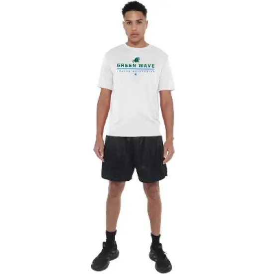Men's Tulane University Collegiate Lines Men's Sport Active T-Shirt image {2}