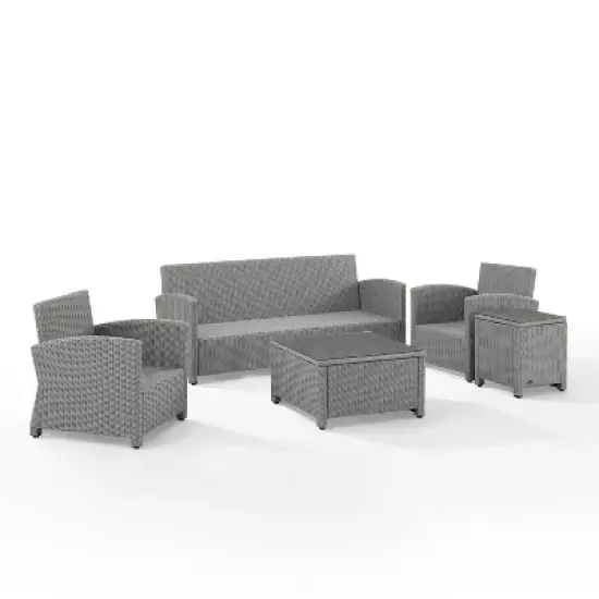 Bradenton 5pc Outdoor Wicker Sofa Set - Crosley
 image {8}