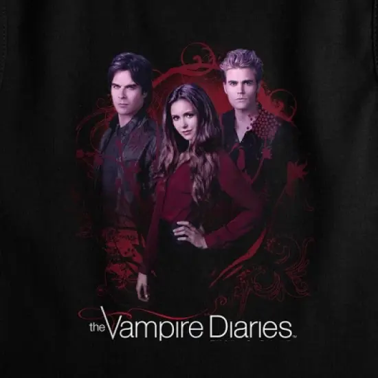 Women's Vampire Diaries Company of Three Sleeveless Crop Top Tank image {1}