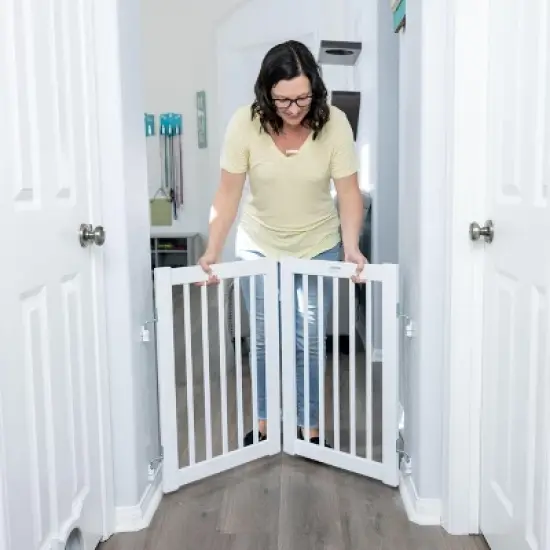 Primetime Petz Connect-a-Gate-Universal Wall Mount Kit for Wooden Pet Gates Secure Boundaries and Peace of Mind,Freedom for Your Furry Friends image {13}