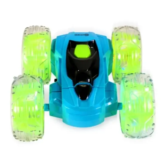 Contixo SC3 RC Flip Racer Stunt Car 2-pack Blue and Green image {9}