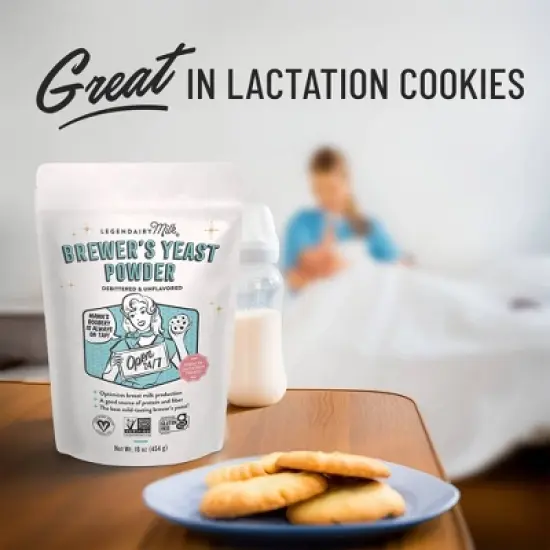 Legendairy Milk Brewer's Yeast Powder - Unflavoured - 16oz image {4}