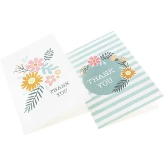 Best Paper Greetings 48-Pack Floral Blank Thank You Notes Greeting Cards with Envelopes Bulk Sets, 6 Designs, 4x6 In image {6}