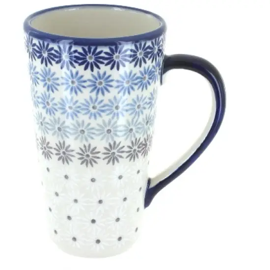 Blue Rose Polish Pottery K083 Manufaktura Large Coffee Mug image {14}