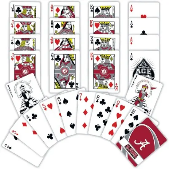 MasterPieces Officially Licensed NCAA Alabama Crimson Tide Playing Cards - 54 Card Deck for Adults image {2}