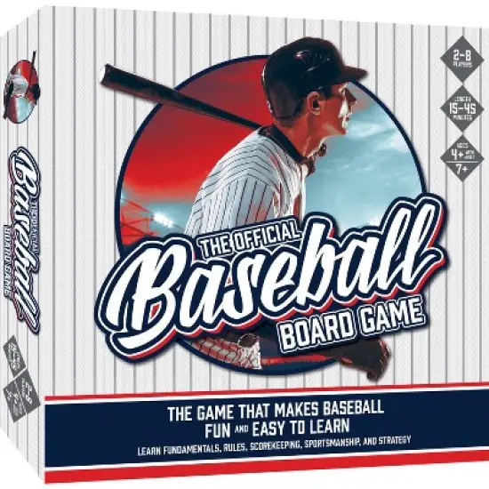The Official Baseball Board Game - Classic Family Fun for 2-8 Players, Ages 7+ image {1}