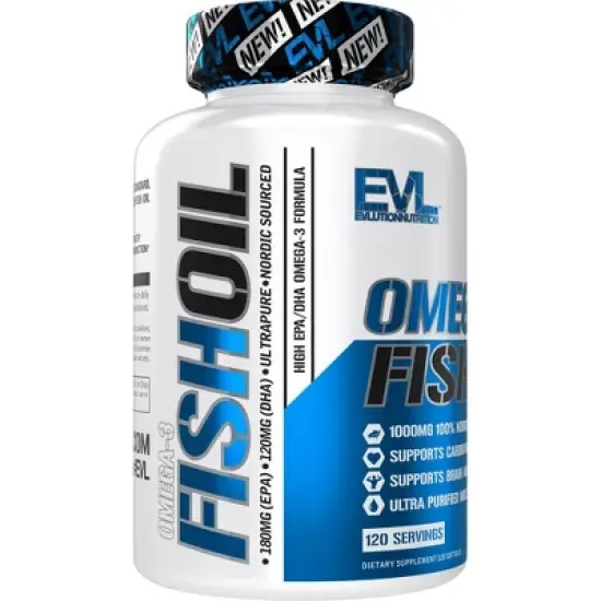 Evlution Nutrition Fish Oil - 120 Servings image {3}