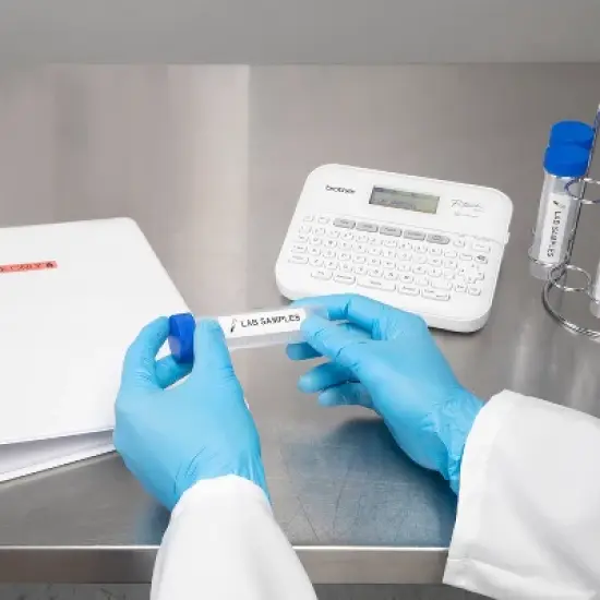 Brother P-Touch PT-D410 Connected Label Maker: Mobile Printer, USB, Windows Compatible, White, Optional AA Battery image {6}