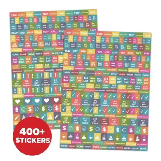 Willow Creek Press Abstract Art Academic July 2025 - June 2026 8.5"x11" Weekly Monthly Softcover Planner image {5}