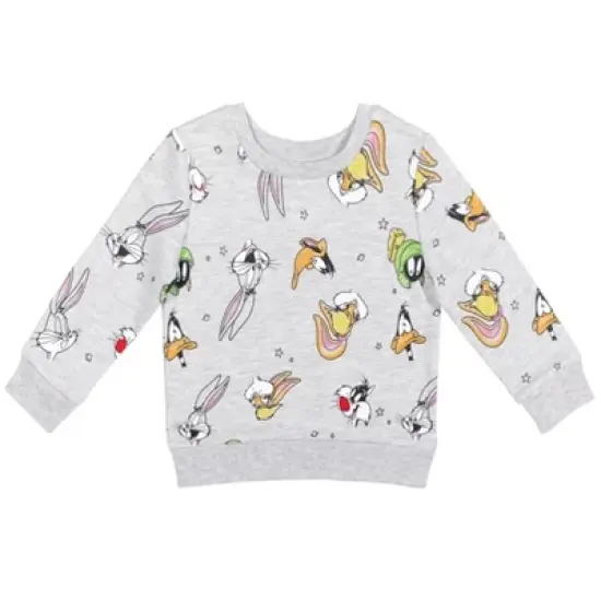 SPACE JAM Looney Tunes Space Jam Sylvester Buggs Bunny Daffy Duck Girls French Terry Sweatshirt Little Kid to Big Kid  image {8}
