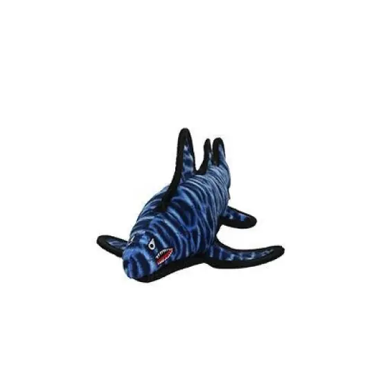 Tuffy's Ballistic Shark Pet Toy - Blue - M/L image {3}