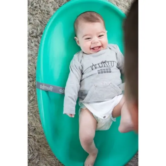 Bumbo B10201 Baby Infant Soft Foam Comfortable Changing Pad with Restrain Belt, Aqua image {4}