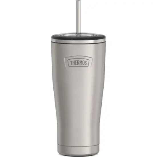 Thermos 24 oz. Icon Insulated Stainless Steel Cold Tumbler with Straw image {5}