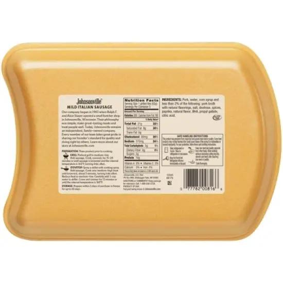 Johnsonville Mild Italian Fresh Sausage Links - 19oz/5ct image {1}