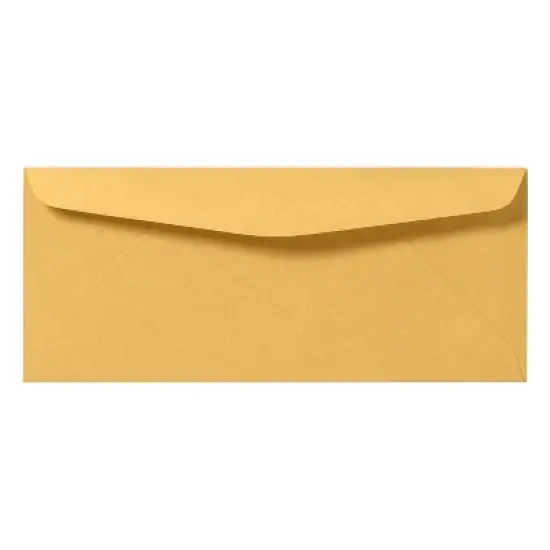 LUX Self Seal #14 Business Envelope 5" x 11 1/2" Brown Kraft 50/Pack (80770-50) image {1}