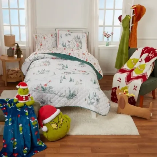 The Grinch Throw Pillow image {2}