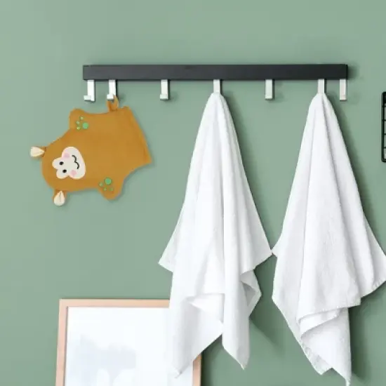 Unique Bargains Bathroom Cartoon Durable Bath Brush 8.27"x7.48" Brown 1 Pc image {4}