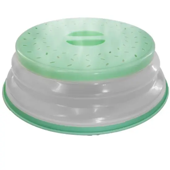 5 Star Super Deals Microwave Splatter Guard Cover Collapsible Lid Food Protection and Easy Storage BPA-Free Dishwasher Safe Heat Resistant image {10}