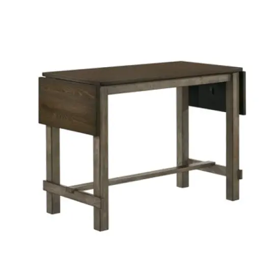 70" Entera Expandable Counter Height Dining Table Dark Walnut/Chestnut - HOMES: Inside + Out image {5}