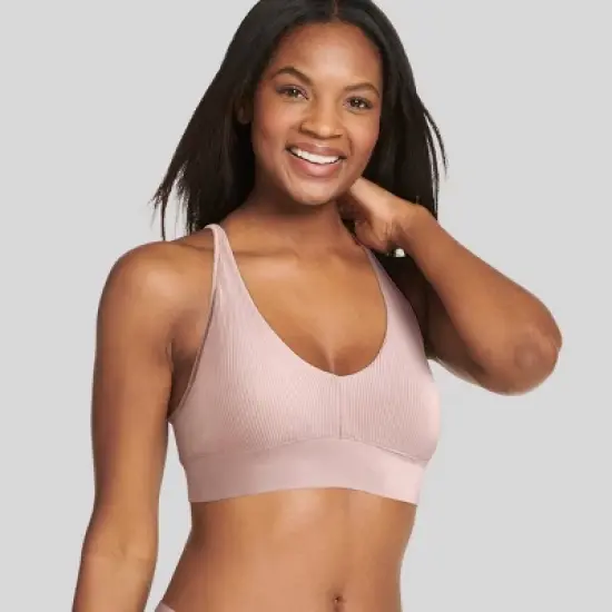 Jockey Generation&trade; Women's Recycled Seamfree Ribbed Plunge Bralette image {5}