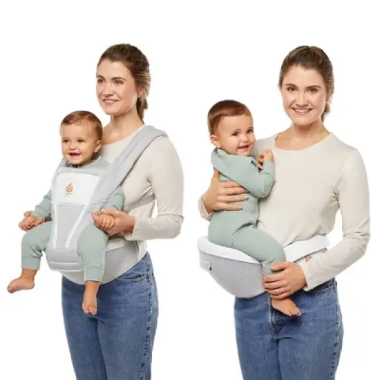Ergobaby Alta 2-in-1 All Carry Positions Baby Carrier and Hip Seat image {9}