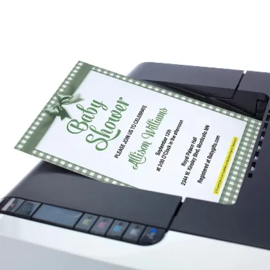 Great Papers Sage Green Bow Everyday Letterhead Multicolored 50 Sheets/Pack (2025008) image {3}