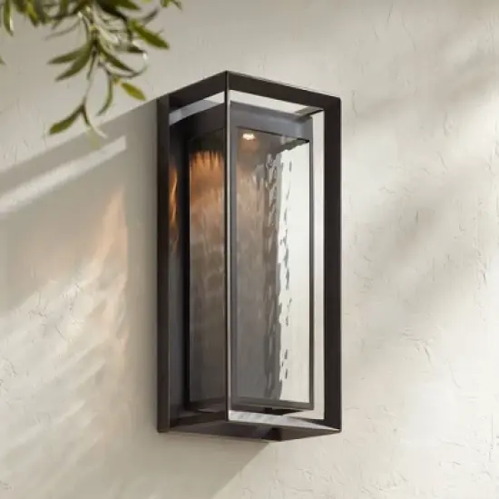 Generation Lighting Urbandale 23" High Marine Grade Bronze LED Outdoor Wall Light image {1}