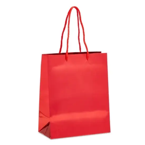 24 Pack Red Paper Gift Bags with Handles for Birthday Party, Wedding and Baby Shower image {2}