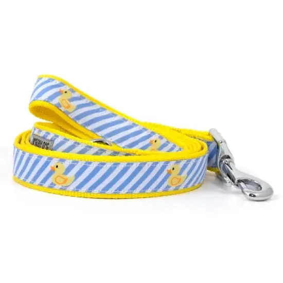 The Worthy Dog Stripe Rubber Duck Dog Leash image {1}