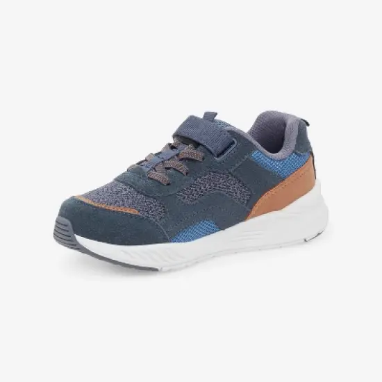 Stride Rite Kids Unisex Brighton Sneaker | 12 | Navy image {7}