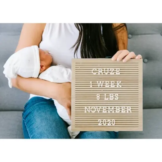 Pearhead Wooden Letterboard image {4}