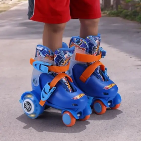 Hot Wheels Kids Trainer Skates - Light Up Wheels, ABEC 5 Bearings, Durable PVC Material image {5}