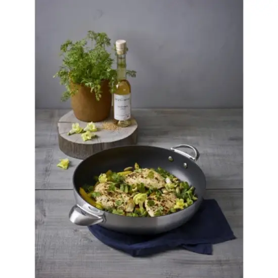 Scanpan CTX 12.75 Inch Nonstick Chef's Pan, 5.25 Quart, Stainless Steel image {2}