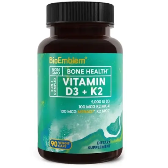 BioEmblem Vitamin D3 K2 90 ct image {6}