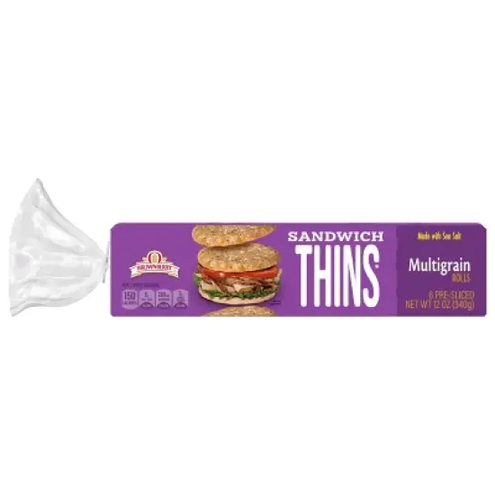 Brownberry Multigrain Sandwich Thins - 12oz image {7}