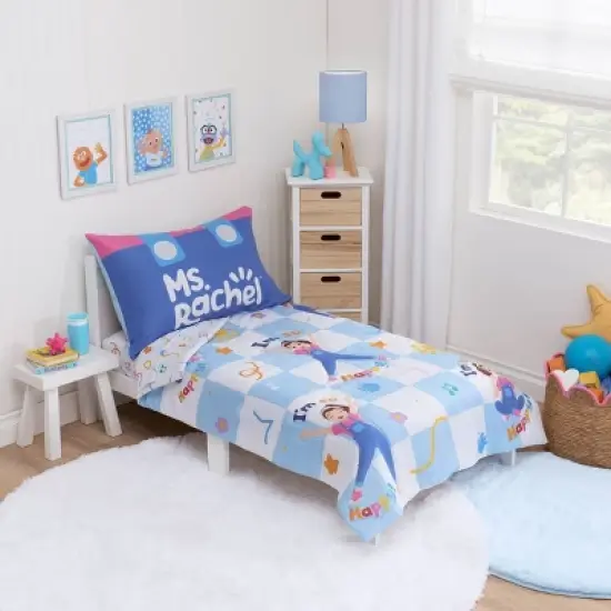 4pc Ms Rachel Toddler Bed Set image {9}