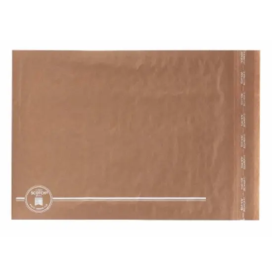 Scotch 10.5"x14.7"Curbside Recyclable Mailer Size 5: Self-Adhesive Padded Shipping Envelopes, Tan image {16}