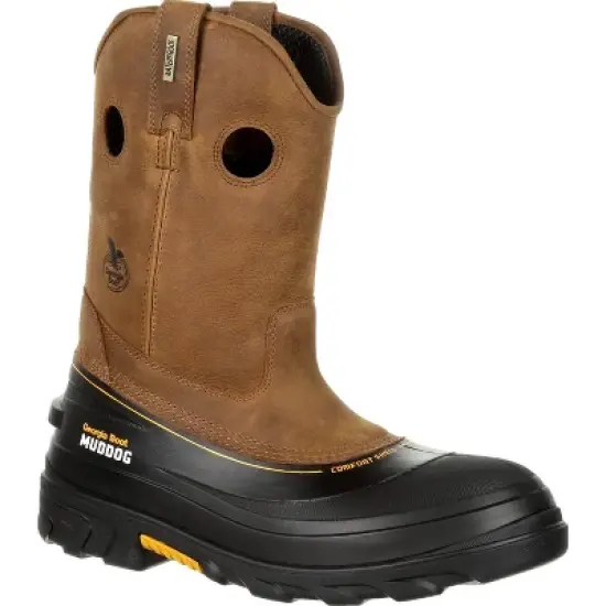 Men's Georgia Boot Muddog Composite Toe Waterproof Work Wellington image {7}
