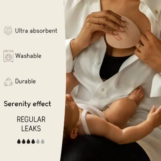 Cache Coeur Slim Washable Nursing Pad - 2ct image {1}