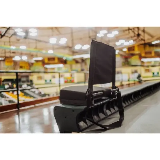 Picnic Time Gridiron Stadium Seat - Black image {8}
