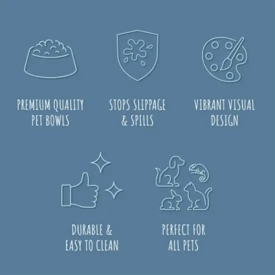 Park Life Designs 2c Manor Dog Bowl - White image {5}