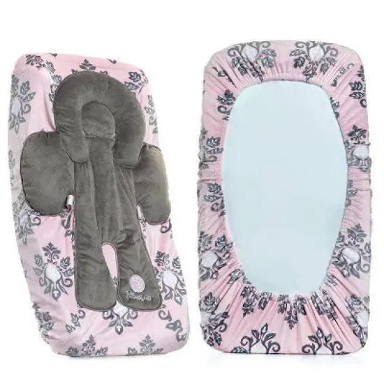 PillowSheets Ultra Plush Changing Pad Cover, With Built-in Body Support image {7}