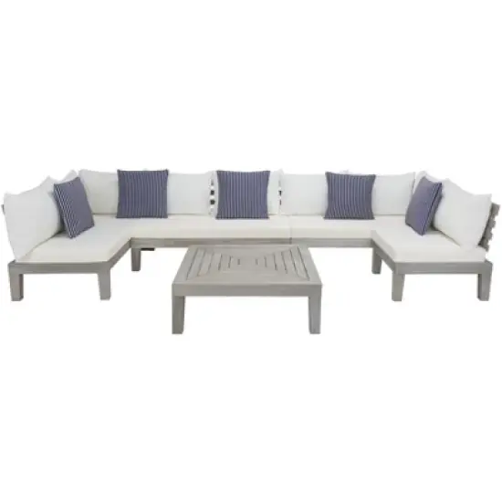Granton 5 Pc Living Set - Indoor/Outdoor - PAT7054 - Safavieh image {8}